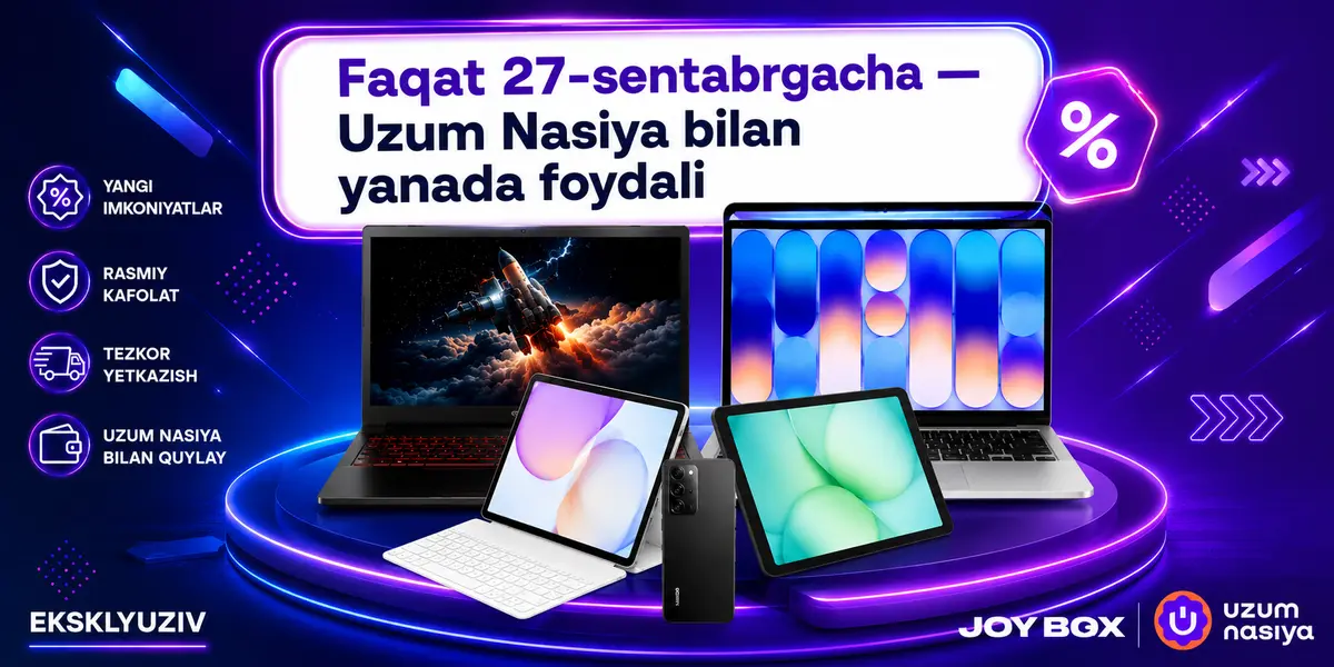 Uzum Nasiya bilan muddatli toʻlov yanada foydali