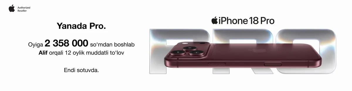 iPhone 18 Pro sotuvda