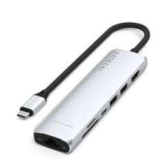 Адаптер USB Hub Satechi Slim 7 Multiport (Silver) 1
