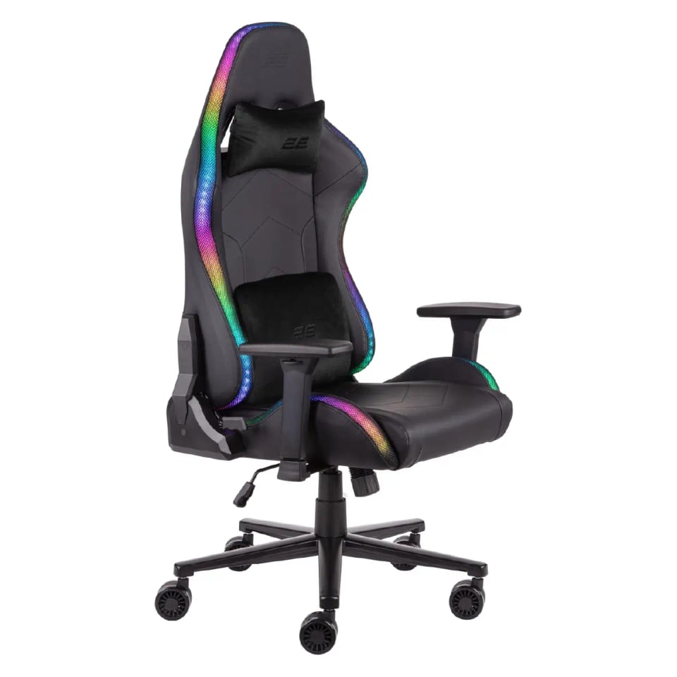 Kreslo 2E GAMING Chair OGAMA II, RGB Black 1