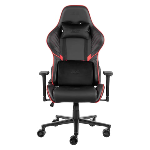 Kreslo 2E GAMING HIBAGON II, PU ко'jasi, 3D-Armrests, qora-qizil