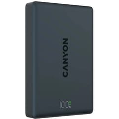 Tashqi akkumulyator CANYON magnetic power bank OnPower 511 PD20W 10000mAh Aluminium Interstellar Black 1