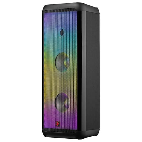 Акустическая система 2E PARTY BOOM High Power Portable Audio System 200 TWS, USB, Full LED, DJ Effects, Wireless, Black