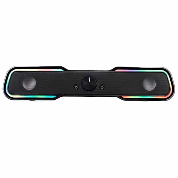 Акустическая система, Multimedia speaker 2E PCS101 RGB, 2.0, USB, Black 1