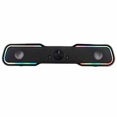 Акустическая система, Multimedia speaker 2E PCS101 RGB, 2.0, USB, Black 1