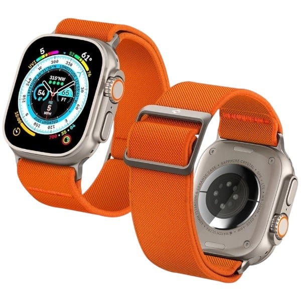 Ремешок Spigen Polyester Band Orange 42-49mm