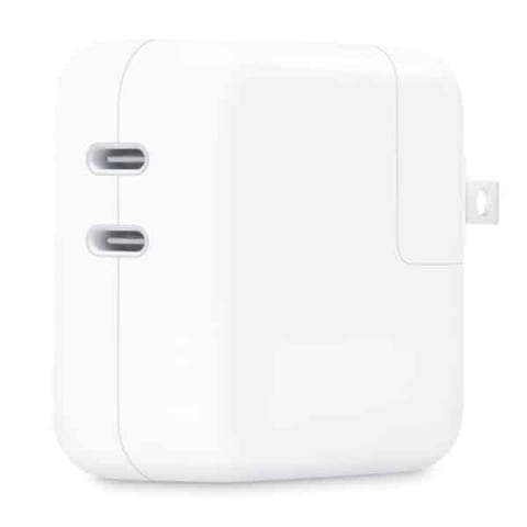 Apple Elektr quvvati adaptori ikki USB-C portli, 35 Vt