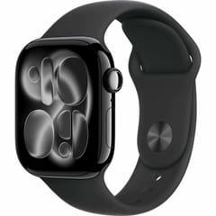 Smartsoatlar Apple Watch Series 11 GPS 42mm Jet Black Aluminium Case with Black Sport Band - S/M 1