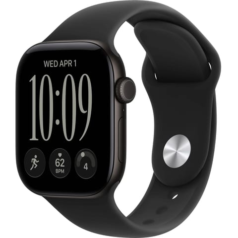 Смартчасы Apple Watch Series 12 GPS 42mm Black Aluminium Case with Black Sport Band - S/M