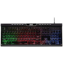 Klaviatura membranali 2E GAMING KG300 114key, USB-A, EN/RU, LED, qora 1